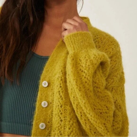 ⭐️SALE⭐️ Free People Amelia Cardi NWOT L - Picture 3 of 7